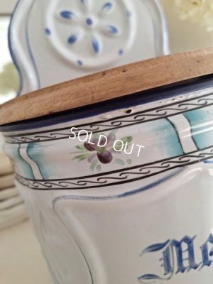 画像3: アンティークホーロー手描きフラワー缶