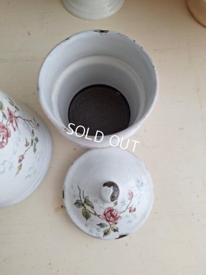 画像7: BFローズ柄小さなフィルター付きポット