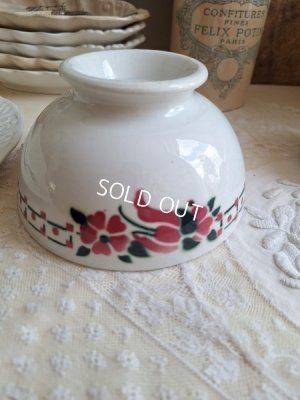 画像11: アンティーク花柄カフェオレボウル