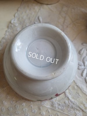 画像12: アンティーク花柄カフェオレボウル