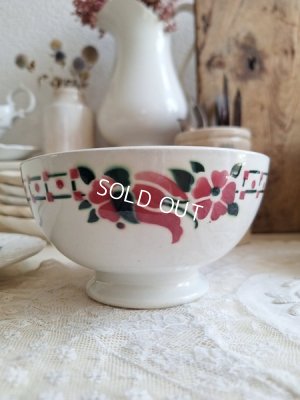 画像4: アンティーク花柄カフェオレボウル