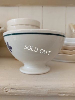 画像5: ジアンすみれ柄カフェオレボウル