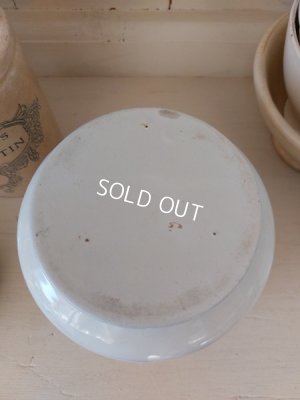 画像10: アンティークフレンチ手描き花柄キャニスター