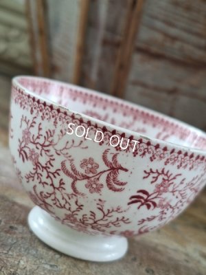 画像3: アンティーク小さな花柄ボウル