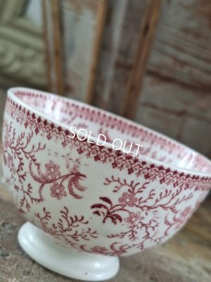 画像6: アンティーク小さな花柄ボウル