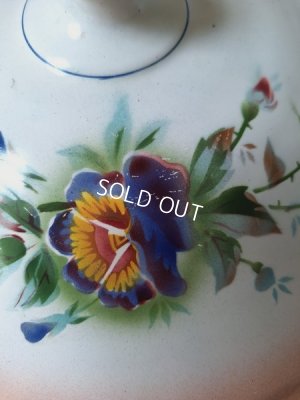 画像12: Japyピンクローズとパンジー柄キャセロール