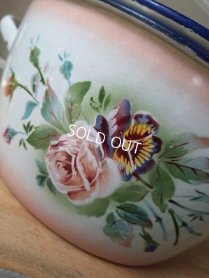 画像5: Japyピンクローズとパンジー柄キャセロール