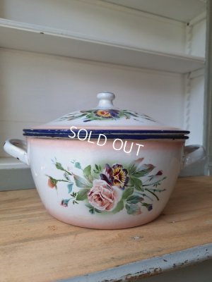 画像4: Japyピンクローズとパンジー柄キャセロール