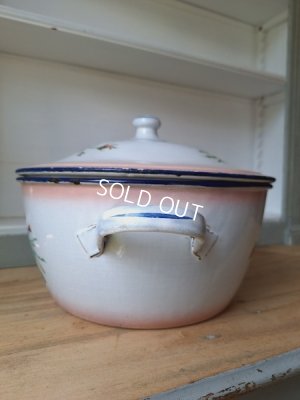 画像6: Japyピンクローズとパンジー柄キャセロール