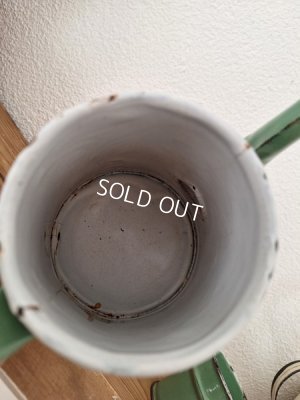 画像11: アンティークエナメル手描きコーヒーポット