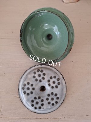 画像14: アンティークエナメル手描きコーヒーポット