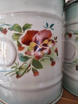 画像2: Japyパンジー柄キャニスター