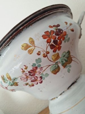 画像7: ホーロー手描きスープチュリーン