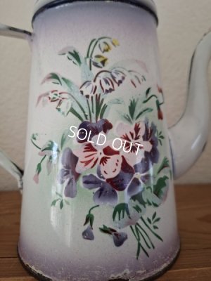 画像2: Japyパープルグラデーション勿忘草柄ポット