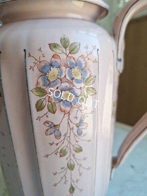 画像3: アンティークホーロー手描きコーヒーポット