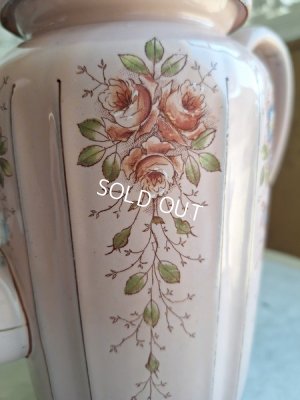 画像2: アンティークホーロー手描きコーヒーポット