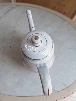 画像4: ホーローすみれと勿忘草柄ポット