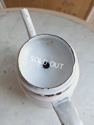 画像13: ホーローすみれと勿忘草柄ポット