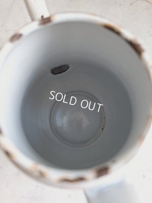 画像15: ホーローすみれと勿忘草柄ポット