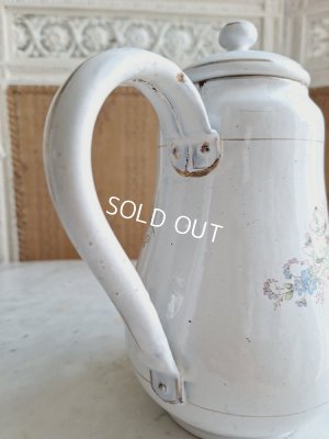 画像7: ホーローすみれと勿忘草柄ポット