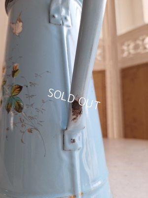 画像4: アンティークホーロー手描きコーヒーポット