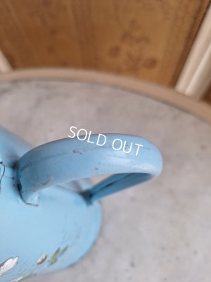 画像16: アンティークホーロー手描きコーヒーポット