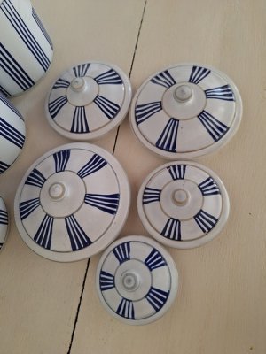 画像9: BBブルーストライプローズガーランドキャニスター