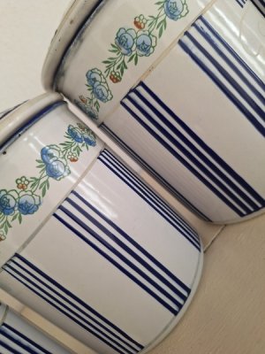 画像5: BBブルーストライプローズガーランドキャニスター