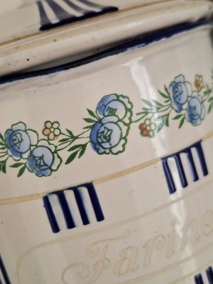 画像2: BBブルーストライプローズガーランドキャニスター