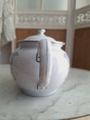 画像9: アンティーク手描き花柄ティーポット