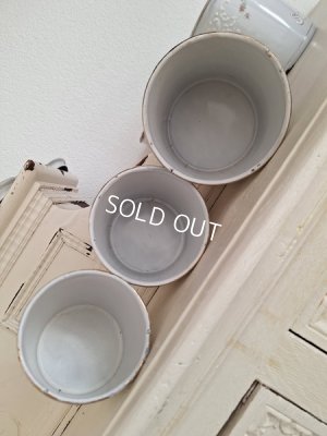 画像7: BFホーローすみれ柄キャニスター