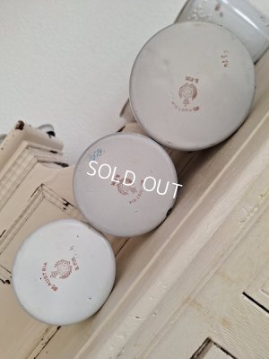 画像13: BFホーローすみれ柄キャニスター