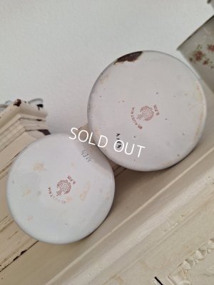 画像14: BFホーローすみれ柄キャニスター