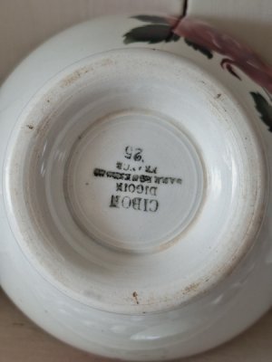 画像9: ディゴワンCIBONローズ柄カフェオレボウル