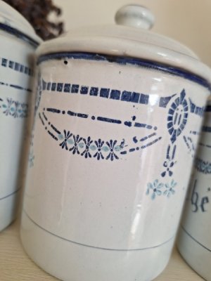 画像6: ホーローガーランド柄キャニスター3P