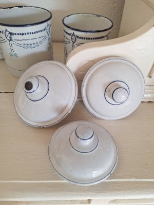 画像11: ホーローガーランド柄キャニスター3P