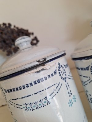 画像16: ホーローガーランド柄キャニスター3P