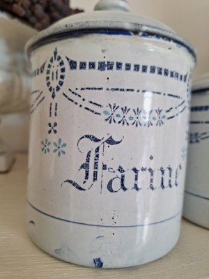 画像13: ホーローガーランド柄キャニスター3P