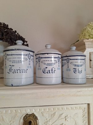 画像17: ホーローガーランド柄キャニスター3P