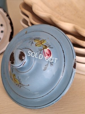 画像7: アンティークホーロー手描きコーヒーポット