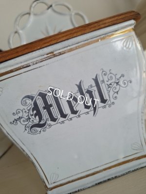 画像2: アンティークホーローフラワー缶