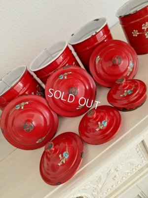 画像6: エトワール社すみれ柄キャニスター　