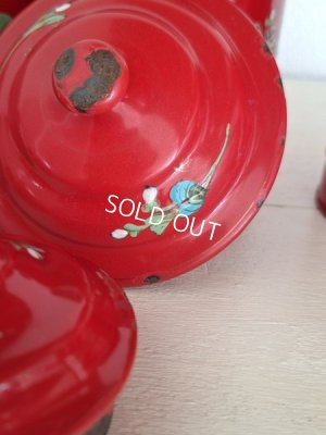 画像8: エトワール社すみれ柄キャニスター　