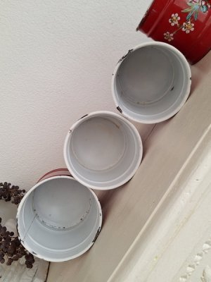 画像13: エトワール社すみれ柄キャニスター　