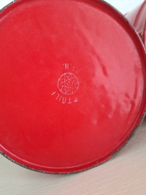 画像16: エトワール社すみれ柄キャニスター　