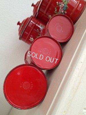 画像18: エトワール社すみれ柄キャニスター　