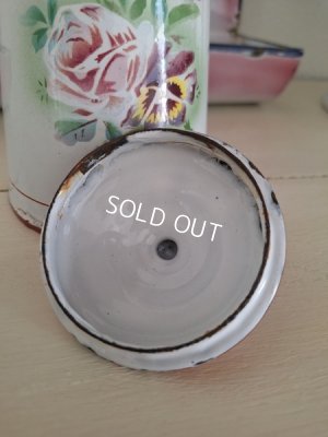 画像11: Japyピンクぼかしローズとパンジー柄ミルクキャリー