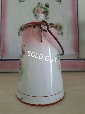 画像7: Japyピンクぼかしローズとパンジー柄ミルクキャリー