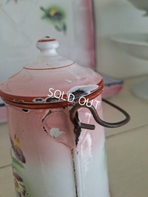 画像12: Japyピンクぼかしローズとパンジー柄ミルクキャリー