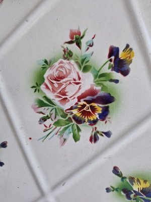 画像2: Japyピンクぼかしローズとパンジー柄レードルラック